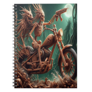 Caderno Espiral Grimbone e Skulldust montaram o seu grande helicóp