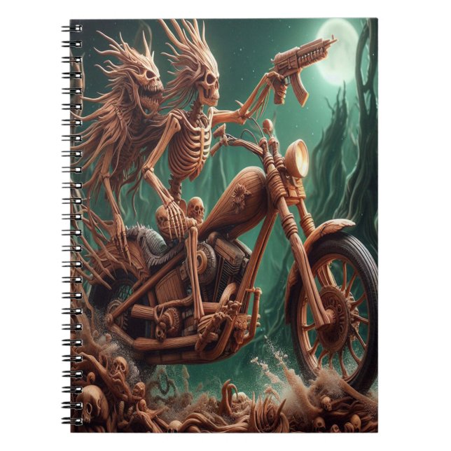 Caderno Espiral Grimbone e Skulldust montaram o seu grande helicóp (Frente)