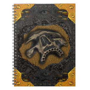 Caderno Espiral Grimoires Plaguados de Necromância e Cursos II