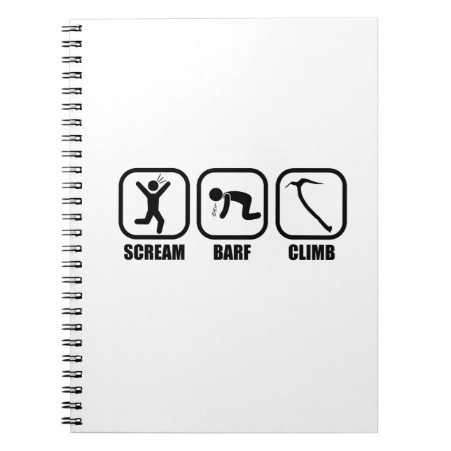 Caderno Espiral Gritar Barf Subir (Frente)