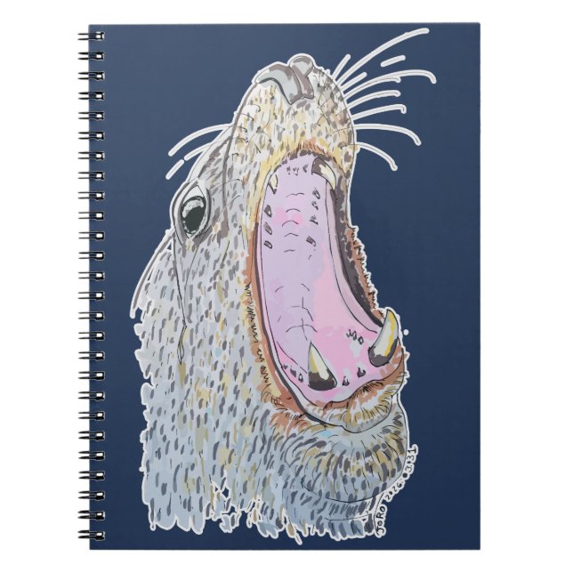 Caderno Espiral Grito de Foca (Frente)