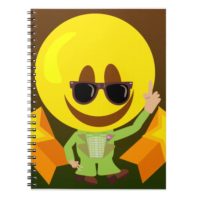 Caderno Espiral Groovy Dancing Disco (Frente)