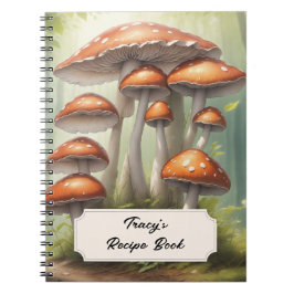 Caderno Espiral Groovy Mushroom Primavera