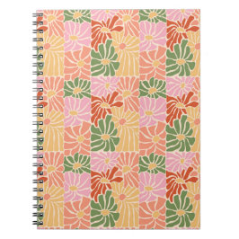 Caderno Espiral Groovy Retro Floral