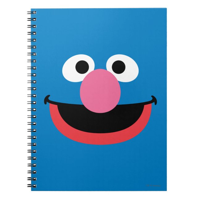 Caderno Espiral Grover Face Art (Frente)