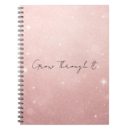 Caderno Espiral Grow Through It A Journal for Strength, Healing 