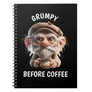 Caderno Espiral Grumpy Antes Do Café