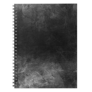 Caderno Espiral Grunge Escuro - B&W