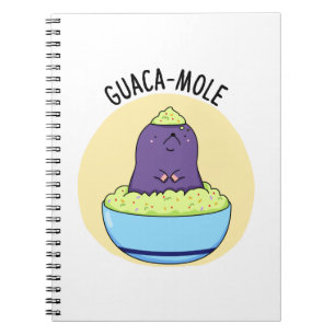 Caderno Espiral Guacamole Funny Mole Em Guacamole Dip PUn