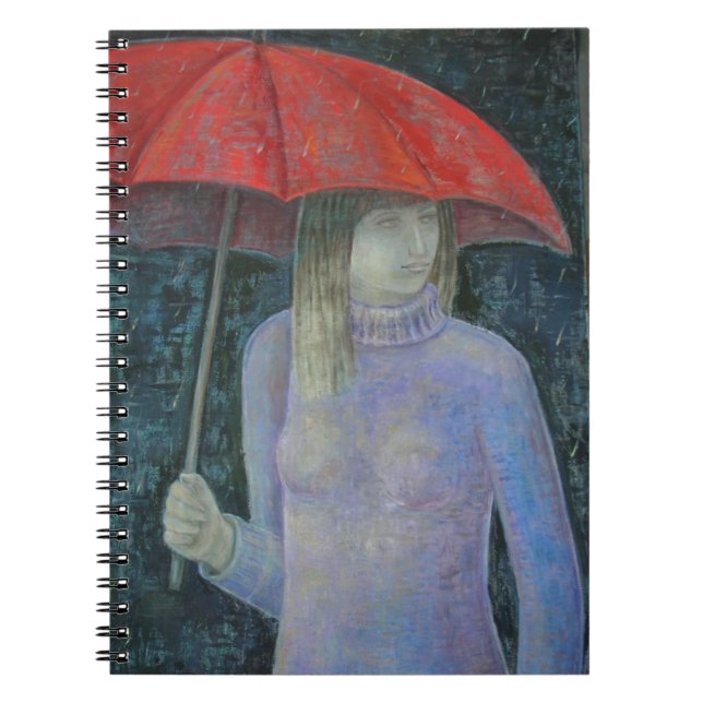 Caderno Espiral Guarda-chuva vermelho 2013 (Frente)
