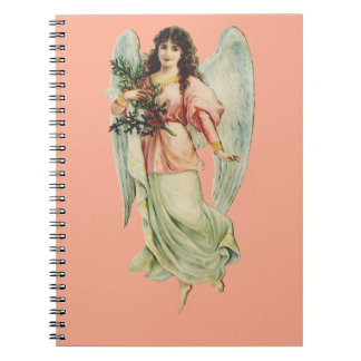 Caderno Espiral Guardian Angel Divine Watchfulness & Grace Art