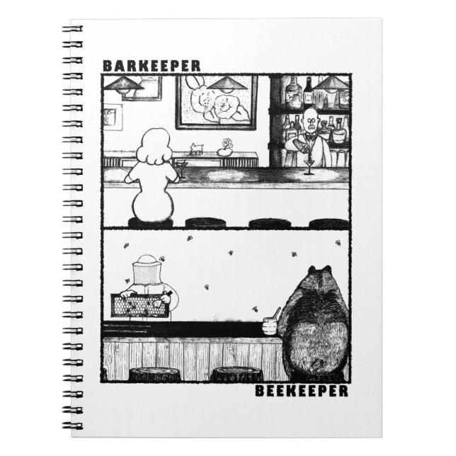 Caderno Espiral Guardião e apicultor (Frente)