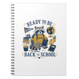 Caderno Espiral Guaxinim Universitário de Volta às Aulas
