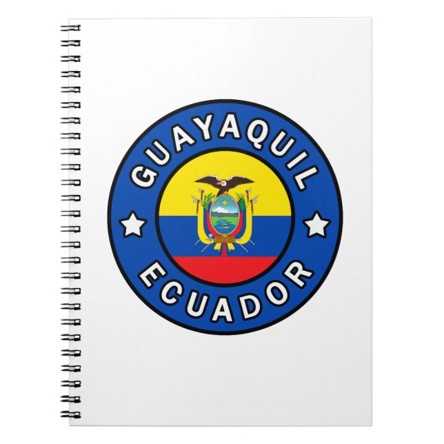 Caderno Espiral Guayaquil Equador (Frente)