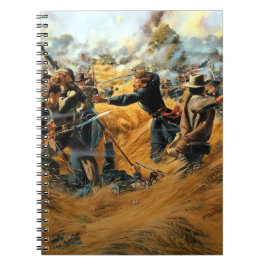 Caderno Espiral Guerra Civil Gettysburg o Trigal