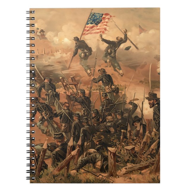 Caderno Espiral Guerra Civil Vicksburg (Frente)