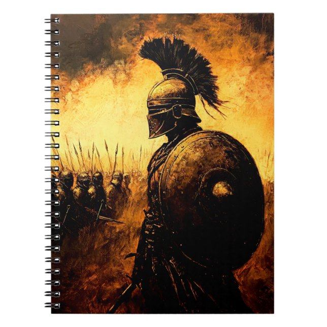 Caderno Espiral Guerreiro (Frente)