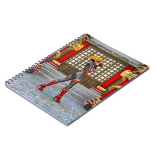 Caderno Espiral Guerreiro Asiático Maiden