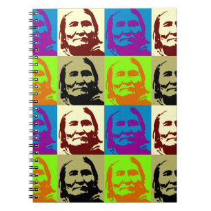 Caderno Espiral Guerreiro da Liberdade Pop Art Geronimo