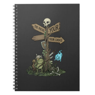 Caderno Espiral Guerreiro Fantasia Sapo Fofo