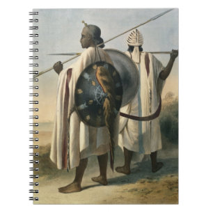 Caderno Espiral Guerreiros Abyssinian, ilustração 'do vale