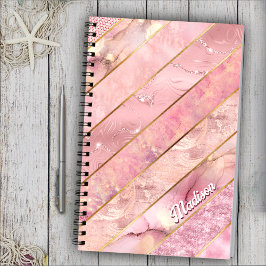 Caderno Espiral Guia de desenho geométrico giro-rosa