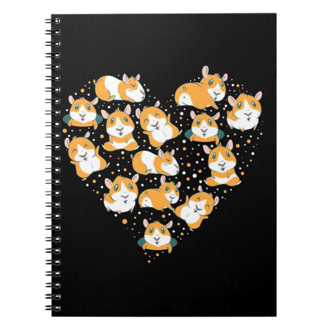 Caderno Espiral Guiné Pig Love (Frente)