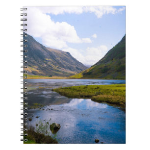 Caderno Espiral guisado natural, montanha