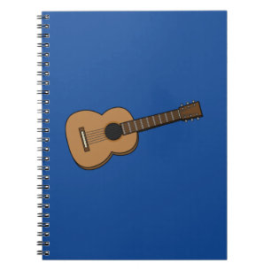 Caderno Espiral Guitar Cartoon