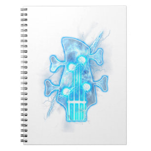 Caderno Espiral Guitar Lover Chefe De Um Jogador De Violão