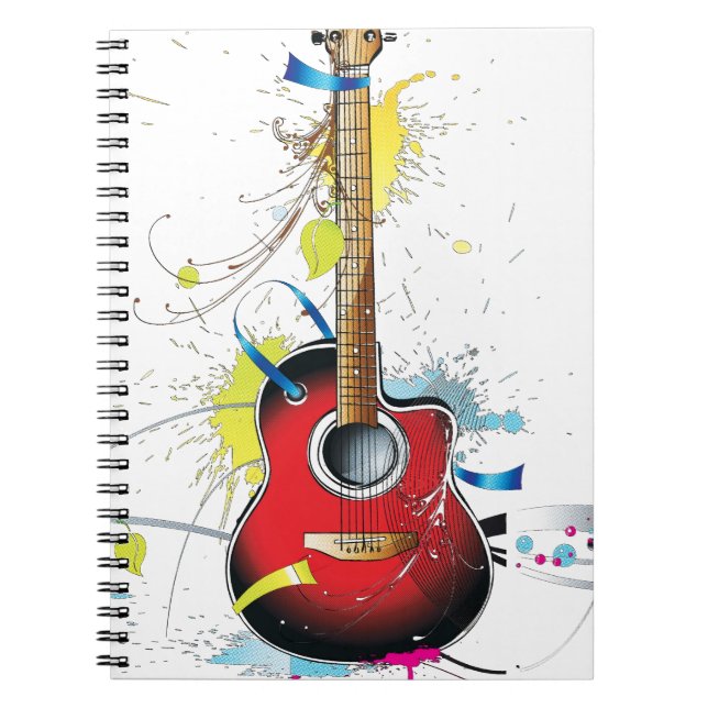 Caderno Espiral Guitarra (Frente)