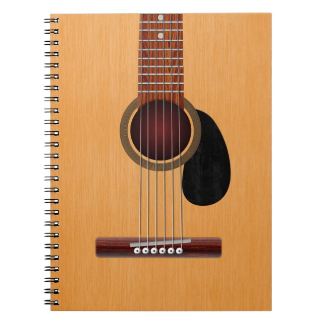 Caderno Espiral Guitarra acústica (Frente)