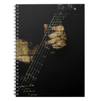 Caderno Espiral Guitarra lírica inspirada