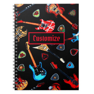 Caderno Espiral Guitarras Elétricas de Rock