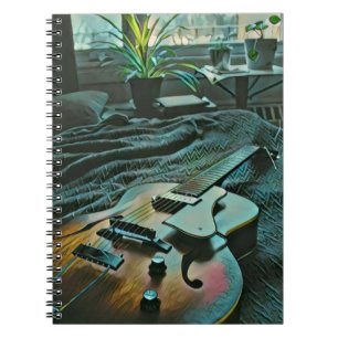 Caderno Espiral Guitarrista acústico