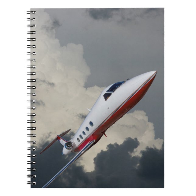 CADERNO ESPIRAL GULFSTREAM 3 EM NUVENS (Frente)