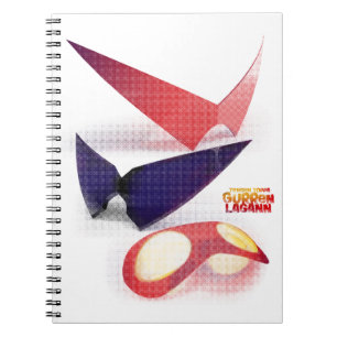 Caderno Espiral Gurren Lagann Óculos Chpt 1