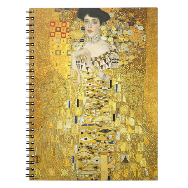 Caderno Espiral Gustav Klimt Adele Bloch (Frente)