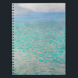 Caderno Espiral Gustav Klimt - Attersee<br><div class="desc">Attersee - Gustav Klimt,  Oil on Canvas,  1910</div>