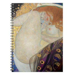 Caderno Espiral Gustav Klimt - Danae