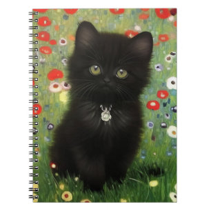 Caderno Espiral Gustav Klimt Kitten