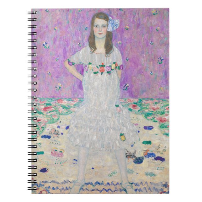 Caderno Espiral Gustav Klimt - Mada Primavesi (Frente)