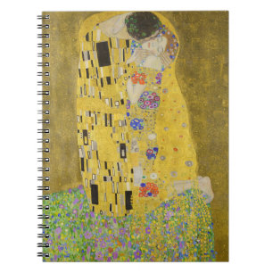 Caderno Espiral Gustav Klimt - O Beijo