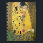 Caderno Espiral GUSTAV KLIMT - O beijo de 1907<br><div class="desc">GUSTAV KLIMT - O beijo de 1907Óleo e folha de ouro na canvas</div>