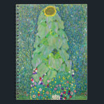 Caderno Espiral Gustav Klimt - O Girassol<br><div class="desc">O girassol - Gustav Klimt,  Óleo na Canvas,  1907</div>