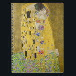 Caderno Espiral Gustav Klimt - The Biss<br><div class="desc">Kuss Beijo/Der - Gustav Klimt em 1907-1908</div>