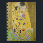 Caderno Espiral Gustav Klimt - The Biss<br><div class="desc">Kuss Beijo/Der - Gustav Klimt em 1907-1908</div>