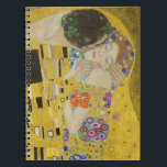 Caderno Espiral Gustav Klimt - The Biss<br><div class="desc">Kuss Beijo/Der - Gustav Klimt em 1907-1908</div>