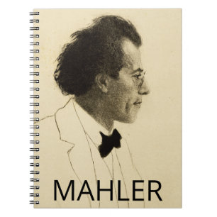 Caderno Espiral Gustav Mahler (1902, retrato)