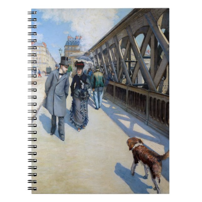 Caderno Espiral Gustave Caillebotte - A Ponte da Europa (Frente)